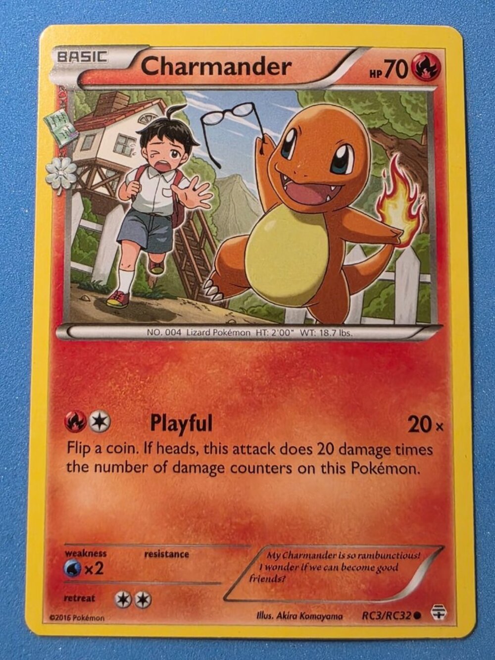 Charmander RC3/RC32 Generations Radiant Collection Common Lp.